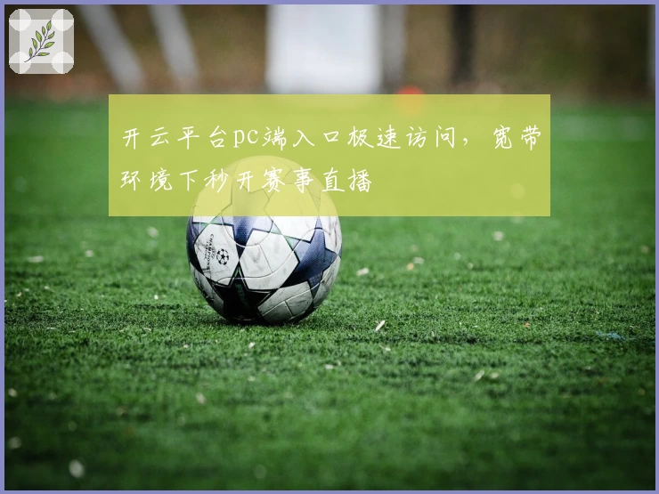 开云平台pc端入口极速访问，宽带环境下秒开赛事直播