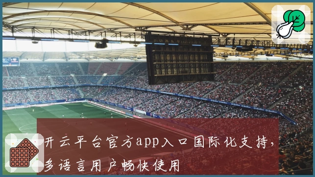 开云平台官方app入口国际化支持，多语言用户畅快使用